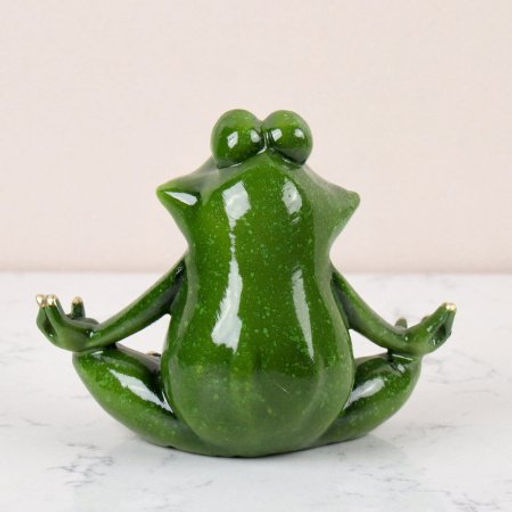 Цена за 2 шт. Фигурка Лягушка йога 10,5/14 см / YX69057 /уп 2/36/ - Галеонтрейд фото 5