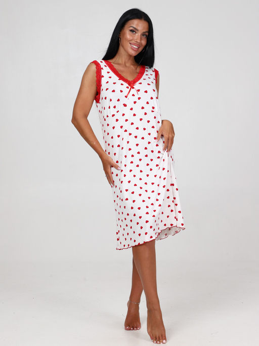 522-С СОРОЧКА ЖЕНСКАЯ (Сердечки) - А-дина фото 2