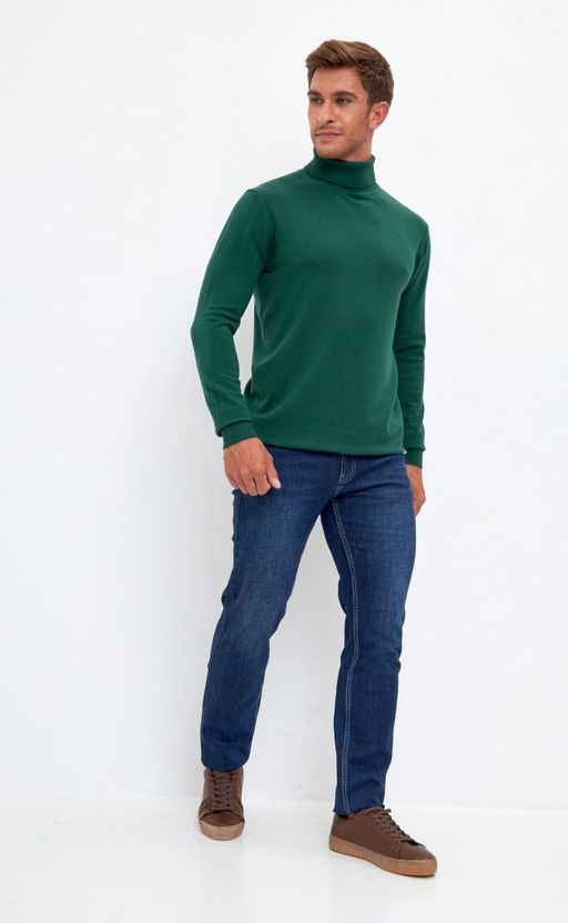 Водолазка мужская F121-01-868 зеленая - Fine joyce фото 4