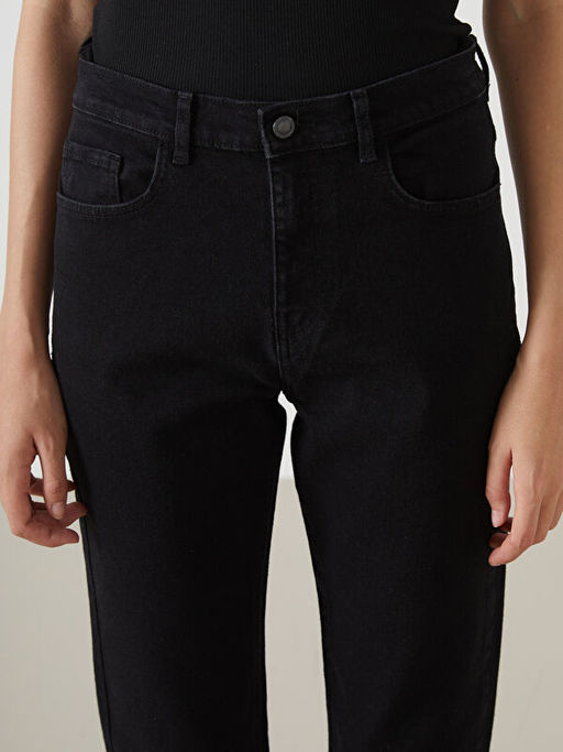 Straight Fit Kad?n Jean Pantolon