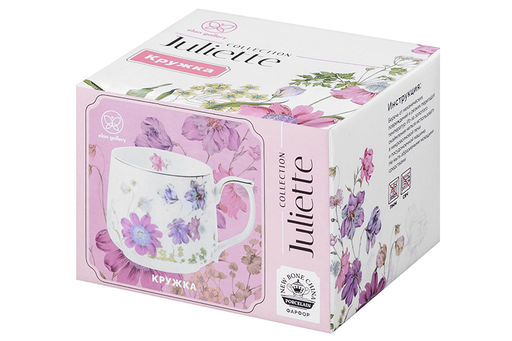 Кружка 500 мл 13,5*10*9 см Juliette Rose NEW BONE CHINA - Elan gallery фото 8