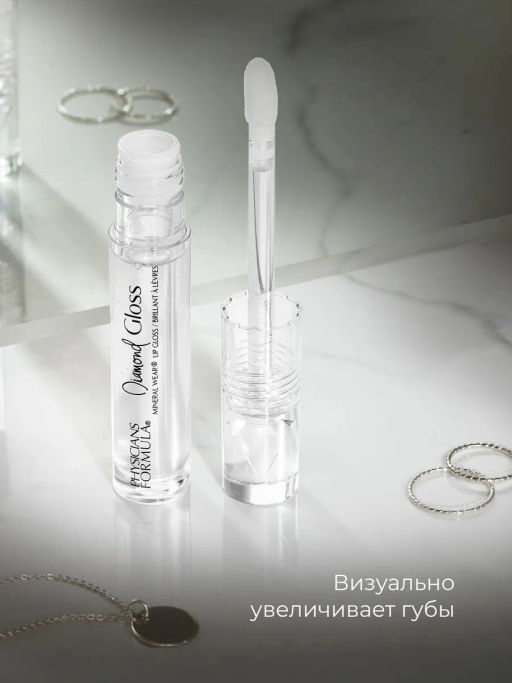 Блеск для губ Physicians Formula Mineral Wear Diamond Gloss прозрачный 4.6 мл  фото 2
