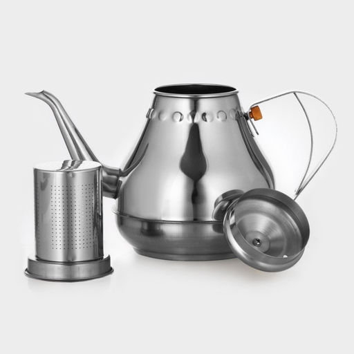 Заварочный чайник Леранс, 1.2 л, металлическое сито, нержавеющая сталь, хромированный - Simaland фото 3