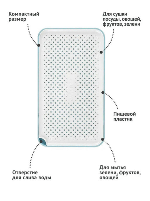 Поднос-сушилка ВЕСЕННИЙ САД