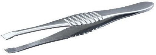 Пинцет 324 (косой, с широкими полосками)
