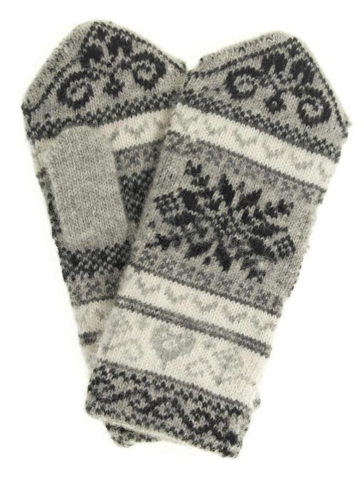 Варежки женские "Снежинка"ПП 3217-11