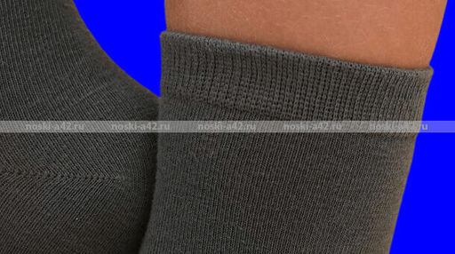 Цена за 10 пар. Золотая Игла носки подростковые с-401 с лайкрой серые