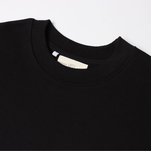 Футболка с нашивкой женская MIST Base, чёрная, размер 44