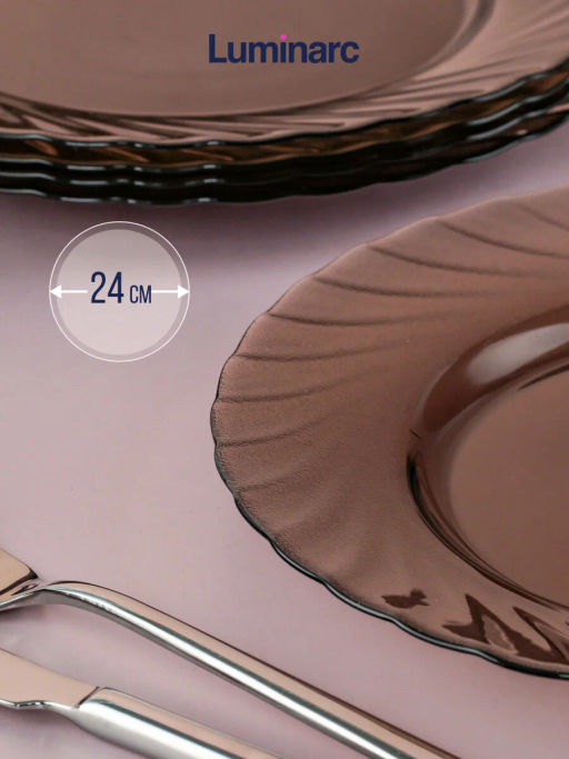 Тарелка обеденная ОКЕАН ЭКЛИПС 24см L5078 (упаковка 6штук) /Люминарк/ - Luminarc фото 5