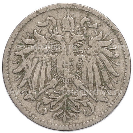 Монета 10 геллеров 1893 года Австрия