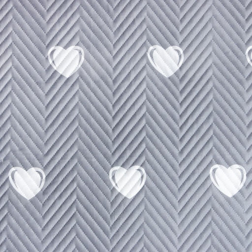 Покрывало евро Экономь и Я Сердца 200*2105см, 100% полиэстер, 190гр/м2  фото 2