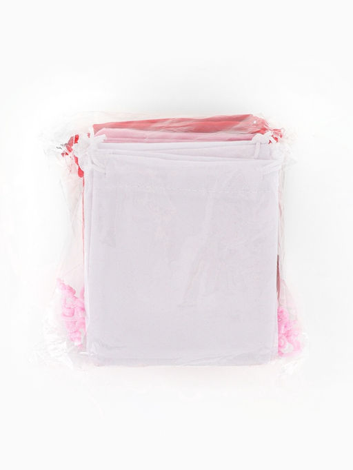 Набор мешочков для украшений подарочных 15 шт. «Влюблённое ассорти», бархатных, 9×10 см, МИКС