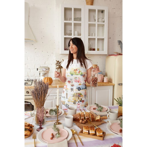 Фартук Этель Food market 70х60 см, 100% хлопок, саржа 190 г/м2  фото 3