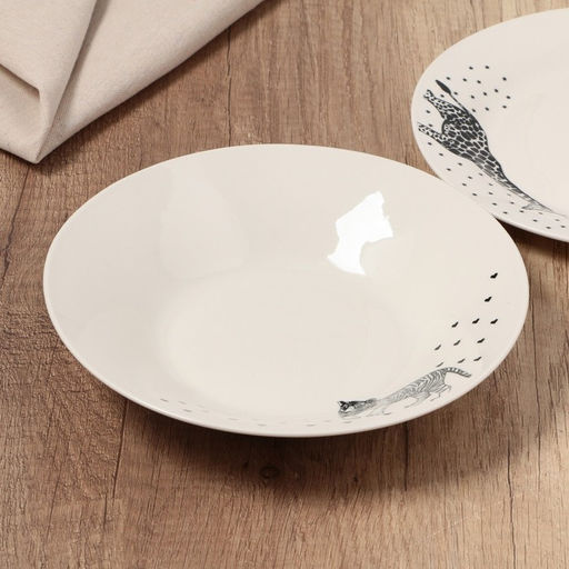 Глубокая тарелка Животные, 20.5 см - Dolce Ceramo. фото 2
