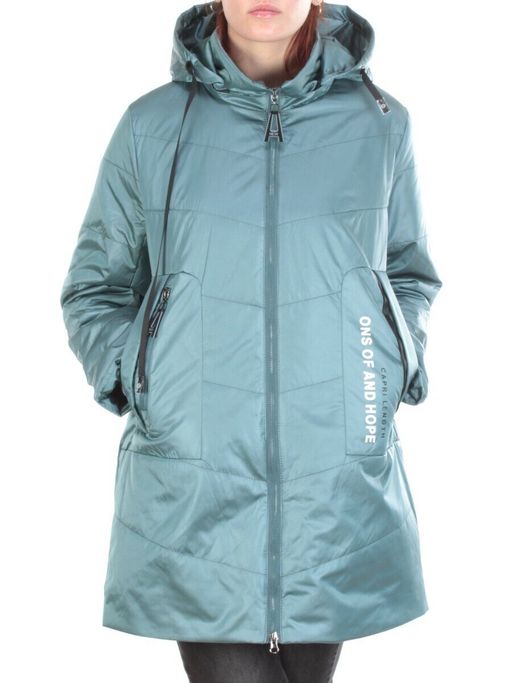 22-305 GRAY/BLUE Куртка демисезонная женская AKiDSEFRS (100 гр.синтепона) - Фабричный китай фото 12