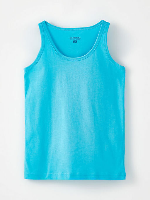 Bisiklet Yaka Bask?l? Pamuklu Erkek ?ocuk Atlet 2li - Waikiki фото 3