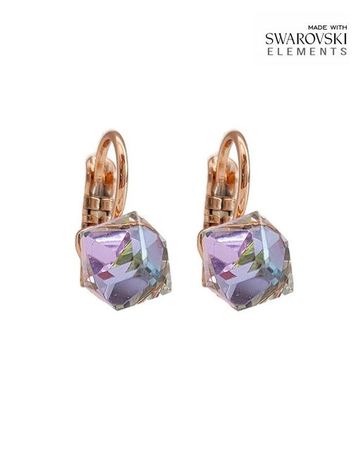 Серьги с кристаллами Swarovski