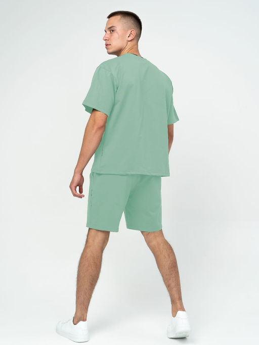 Мужской костюм из хлопкового футера - Solo mio фото 6