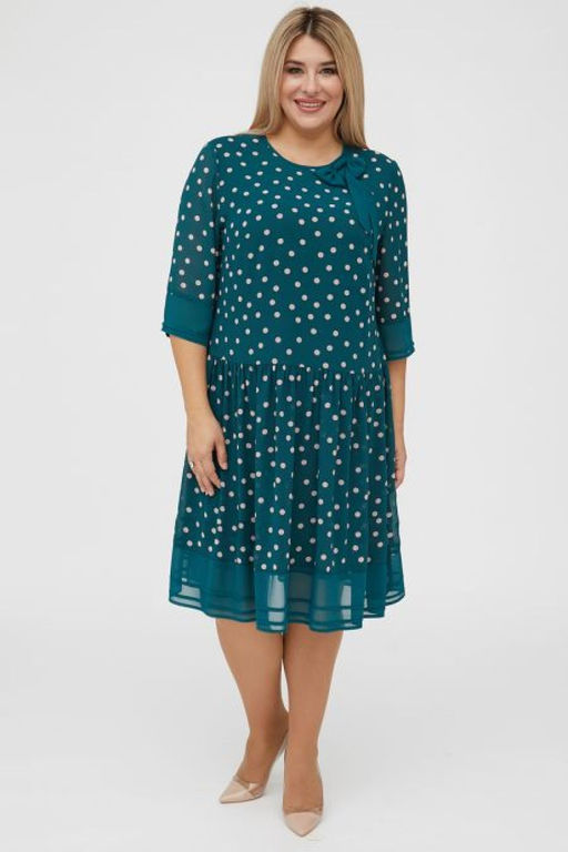 Платье Luxury Moda 1155 зеленое