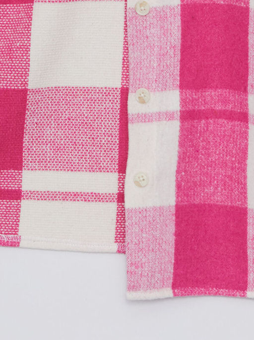 Ekose Uzun Kollu K?z ?ocuk G?mlek Ceket - Waikiki фото 3