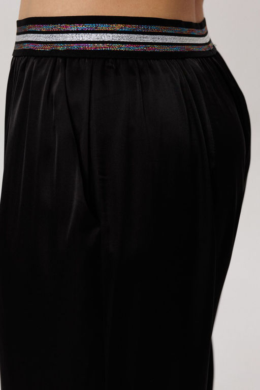 Брюки ANELLI 1734 блестящий черный