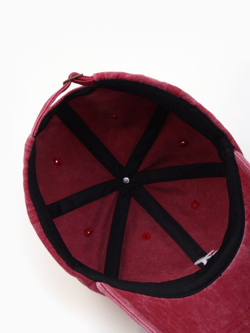 Кепка женская MINAKU «Самолёт», размер 56-58, бордовая, вареный деним