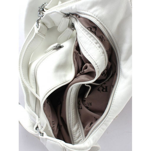 Сумка женская искусственная кожа Guecca-RY 116 (рюкзак-change), 2отд, белый SALE 264960 - Adelia фото 3