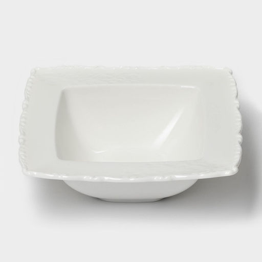 Салатник Magistro Kingdom, 300 мл, 16×5.2 см, фарфор, белый