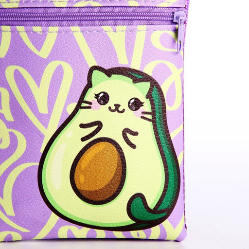 Подарочный набор для девочки AVOmeow, сумка, значок