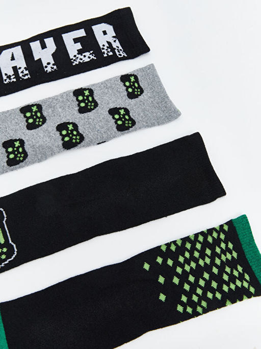 Desenli Erkek ?ocuk Soket ?orap 7li