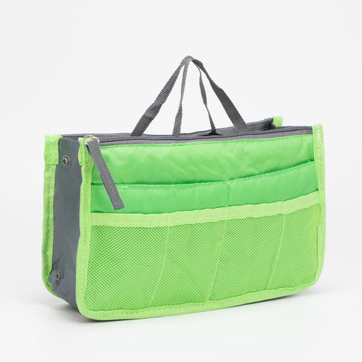 Косметичка-органайзер на молниях, цвет зелёный - Simaland фото 9