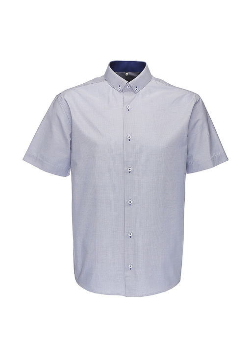 Сорочка мужская короткий рукав GREG 311/109/03/KZS/b/1  фото 3