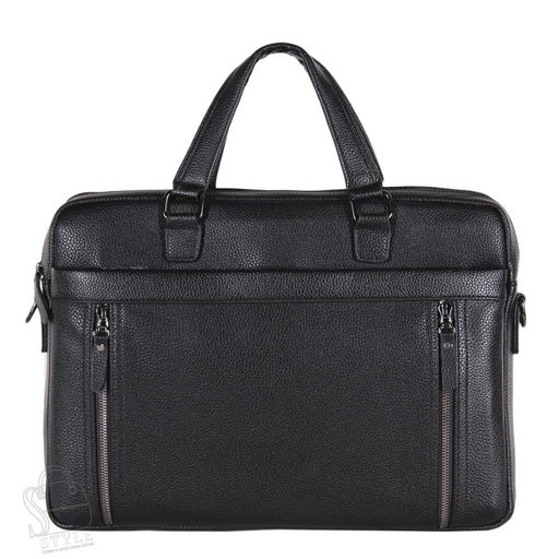 Портфель мужской 8223-8S black S-Style  в Новосибирске