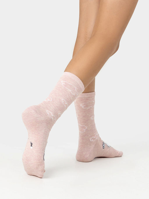 Цена за 5 пар! Носки детские мятные с зайчиками - Mark formelle фото 9