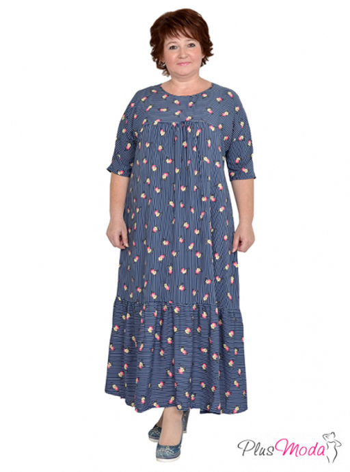Платье Модель №650 размеры 44-84 - Plusmoda фото 5