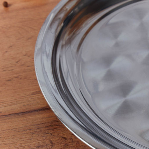 Поднос круглый 30 см металл /h=2.5 / HD-585 /уп 100/ 0.218 - ГалеонТрейд фото 4