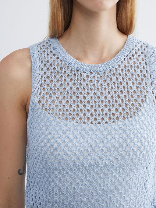 Bisiklet Yaka Ajurlu Kad?n Triko Atlet