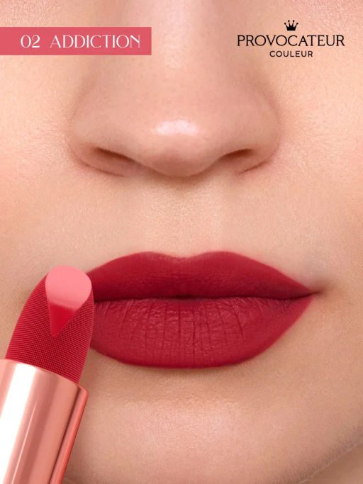 Provocateur Помада Увлажняющая Hyaluronic Happy kiss 02 розово-коралловый