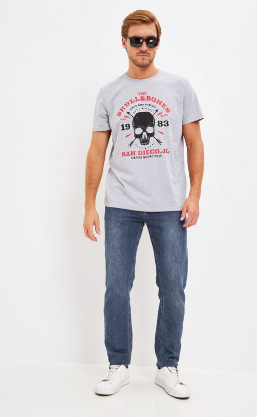 Футболка P211-06-255 grey melange - Primm фото 8