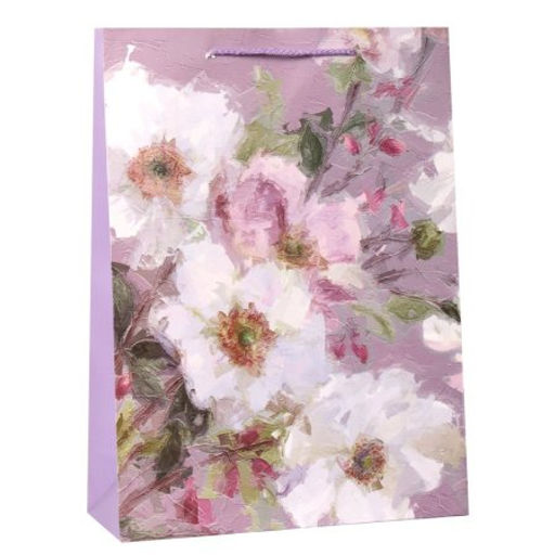 Цена за 12 шт. Пакет подарочный 31x42x12см Цветы / 5310XL /уп 12/300/ - Галеонтрейд фото 5