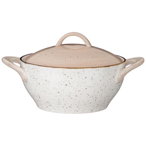 ФОРМА ДЛЯ ЗАПЕКАНИЯ С КРЫШКОЙ BRONCO NATURE 11*15,5*21 СМ 800 МЛ КРЕМОВАЯ