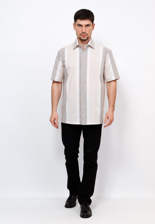 Сорочка мужская короткий рукав BERTHIER Caballero 23028  фото 6