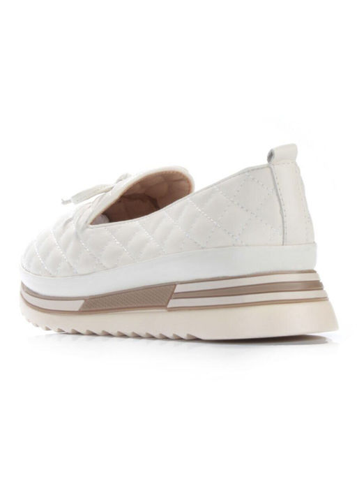 03-5016-5 LT. BEIGE Полуботинки женские (натуральная кожа)