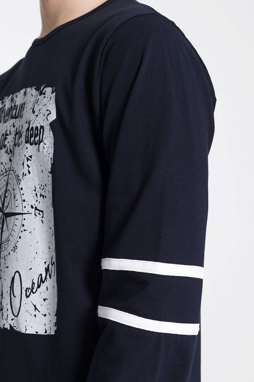 Лонгслив М22027Па Синий