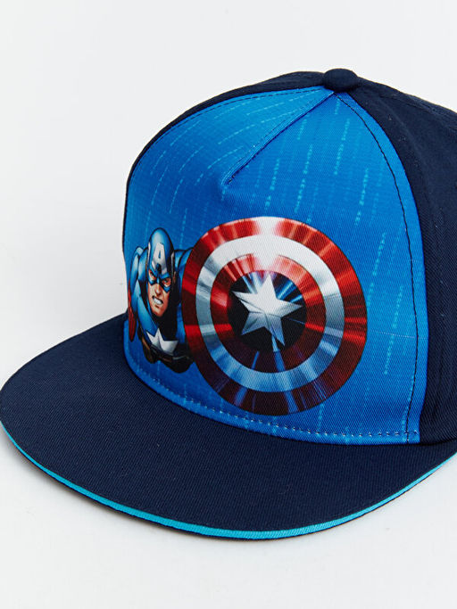 Avengers Bask?l? Erkek ?ocuk Kep ?apka - Waikiki фото 2