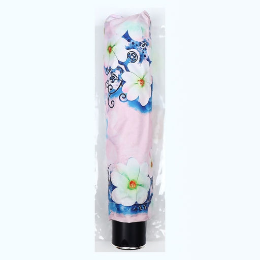 Зонт механический Воздушные цветы, эпонж, 4 сложения, 8 спиц, R = 48 см, цвет МИКС - Simaland фото 5