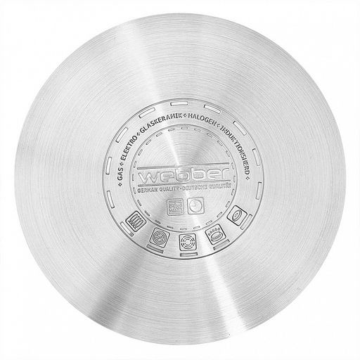 Кастрюля нерж. 4,0 л. стекл. крышка, 20 см, арт. ВЕ-353/2