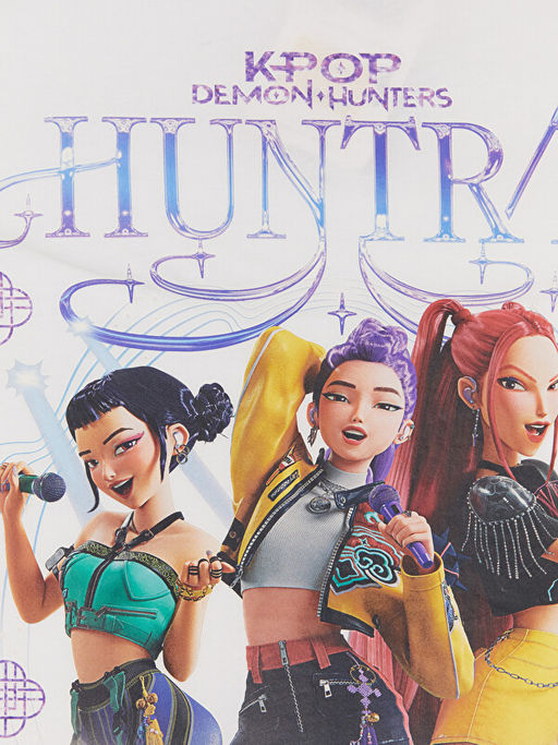 K-pop Demon Hunters Bask?l? K?z ?ocuk Ti??rt