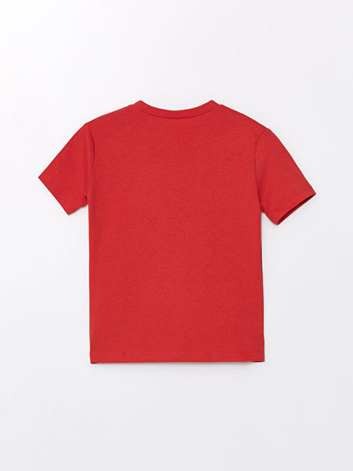 Bisiklet Yaka K?sa Kollu Bask?l? Erkek Bebek Ti??rt - Waikiki фото 2