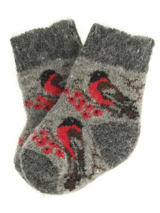 Носки детские "Снегири на рябине" 6235-13